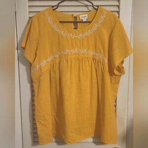 LuLaRoe Paisley Peasant Blouse XL